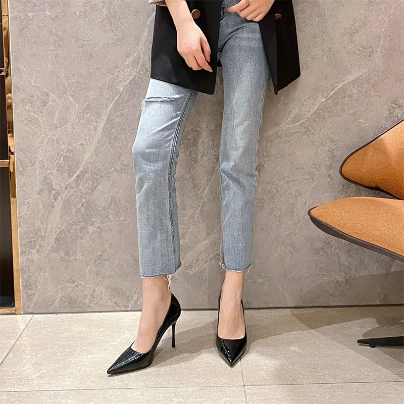 Lan Miao Slim Heel High Heels Women's-1