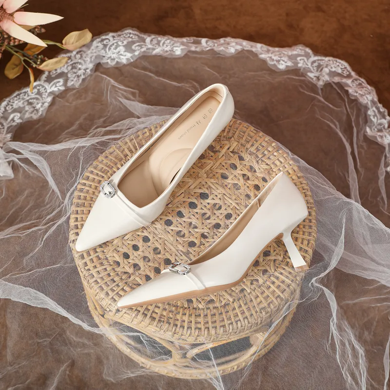 Lan Miao Slim Heel High Heels Women's-12