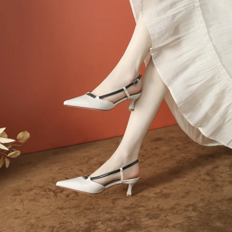 Lan Miao Slim Heel High Heels Women's-13