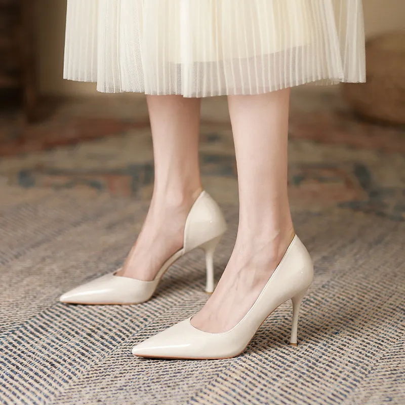 Lan Miao Slim Heel High Heels Women's-22