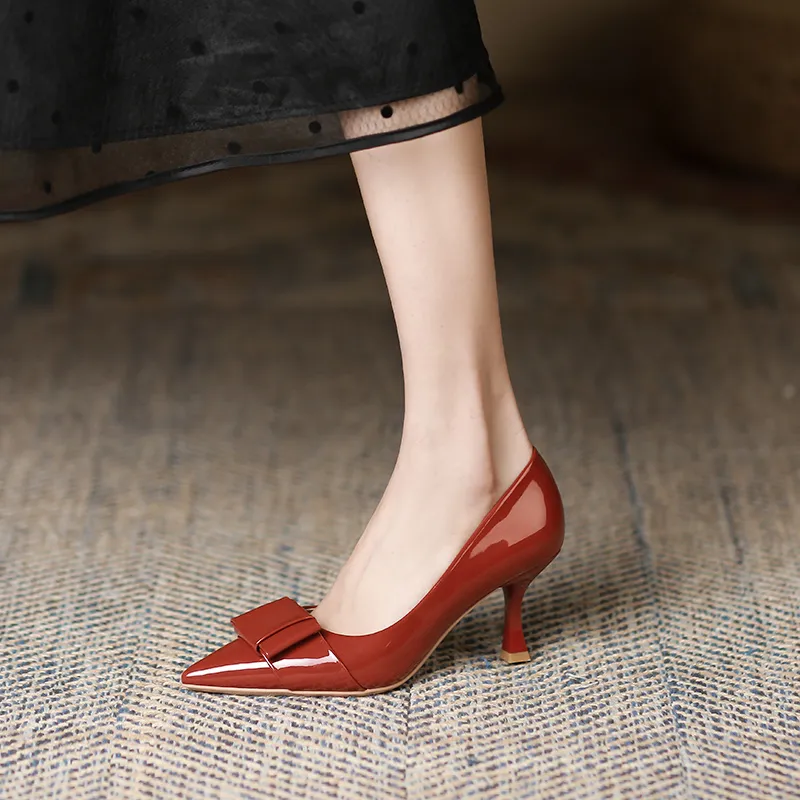 Lan Miao Slim Heel High Heels Women's-1