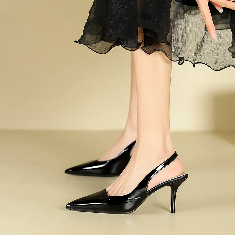 Lan Miao Slim Heel High Heels Women's-8