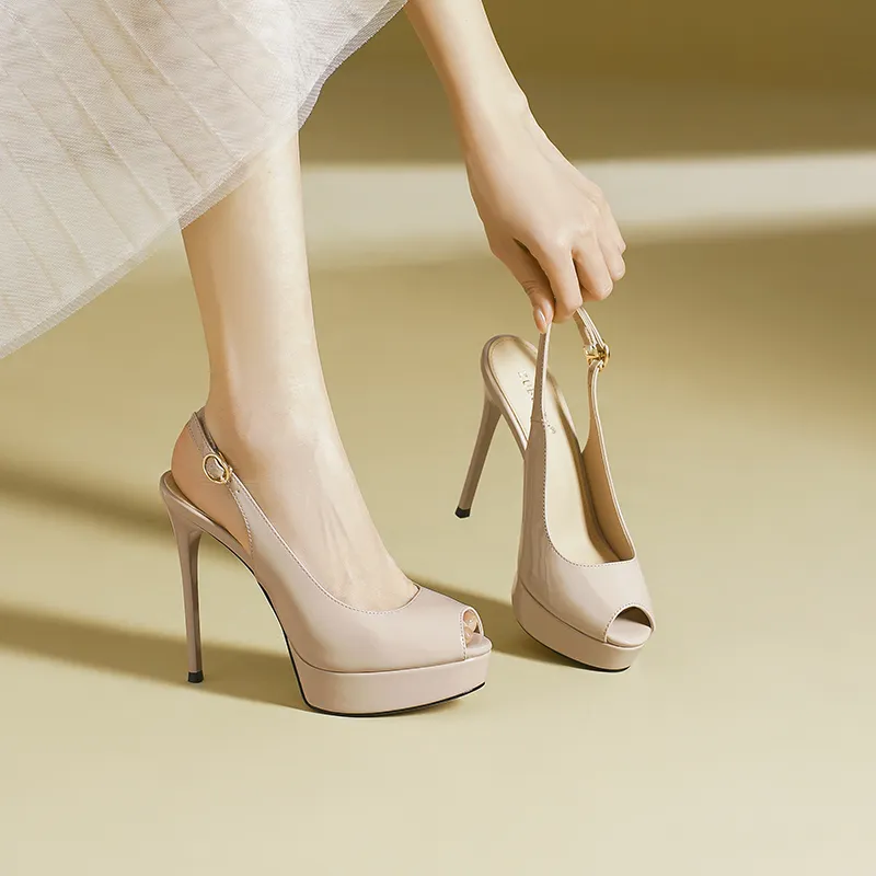 Lan Miao Slim Heel High Heels Women's-26