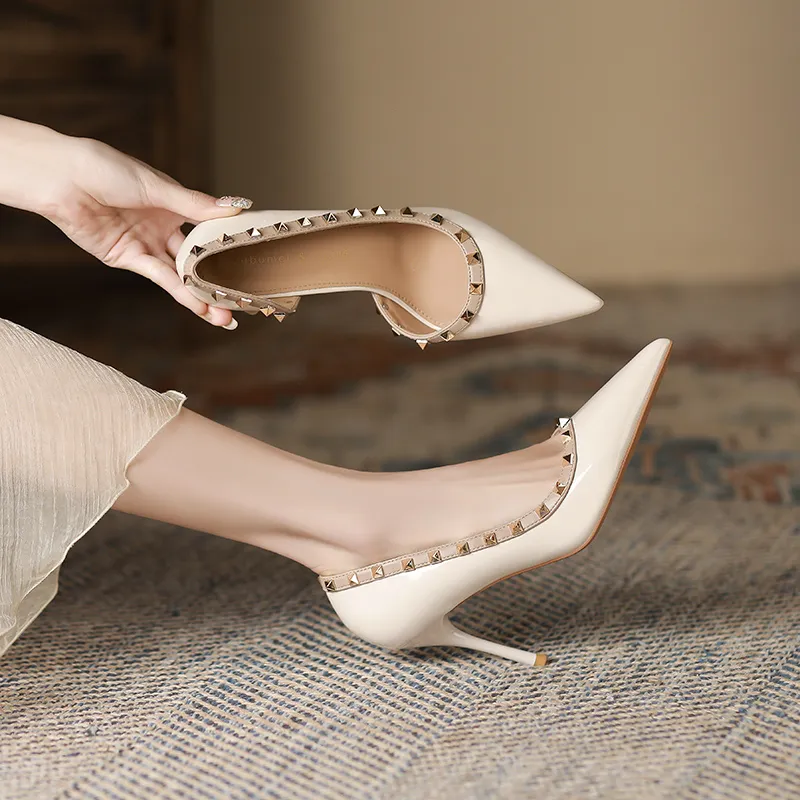 Lan Miao Slim Heel High Heels Women's-19