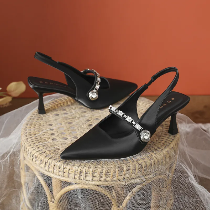 Lan Miao Slim Heel High Heels Women's-13