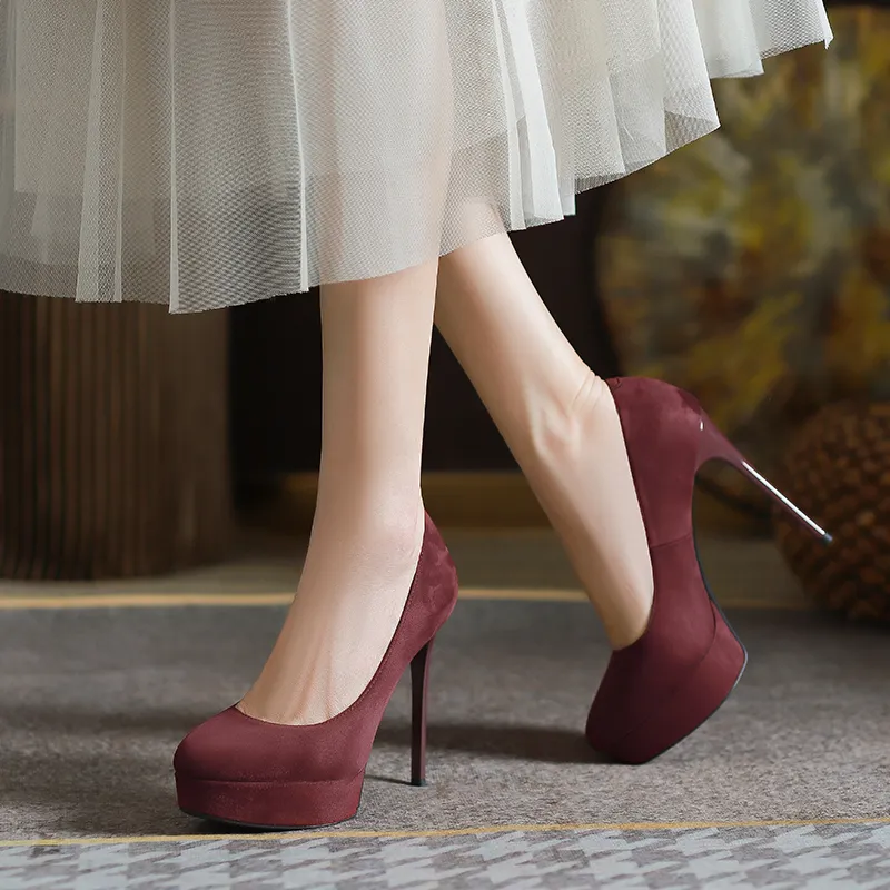 Lan Miao Slim Heel High Heels Women's-16