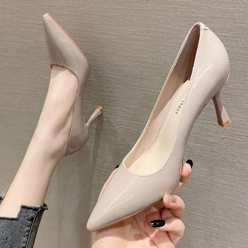 Lan Miao Slim Heel High Heels Women's-7