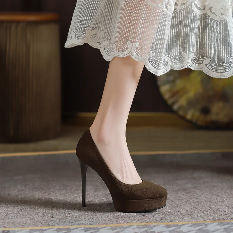 Lan Miao Slim Heel High Heels Women's-4