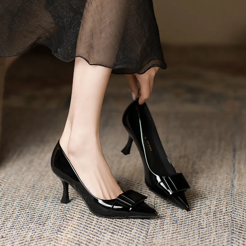 Lan Miao Slim Heel High Heels Women's-19
