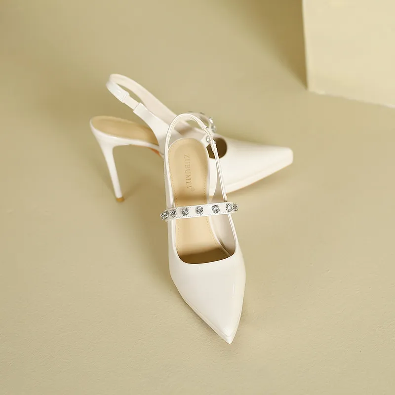 Lan Miao Slim Heel High Heels 10.5CM Women's-6