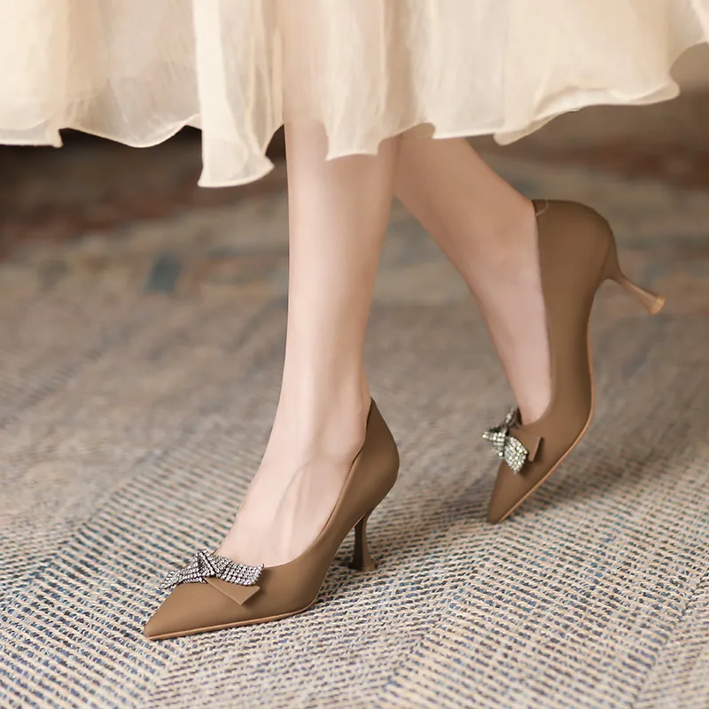 Lan Miao Slim Heel High Heels Women's-16