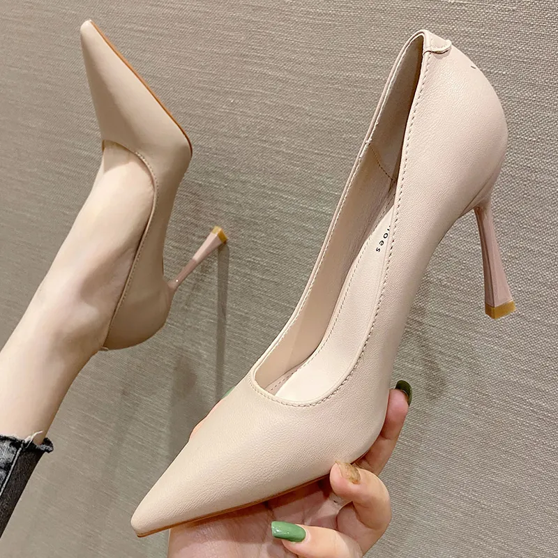 Lan Miao Slim Heel High Heels Women's-17