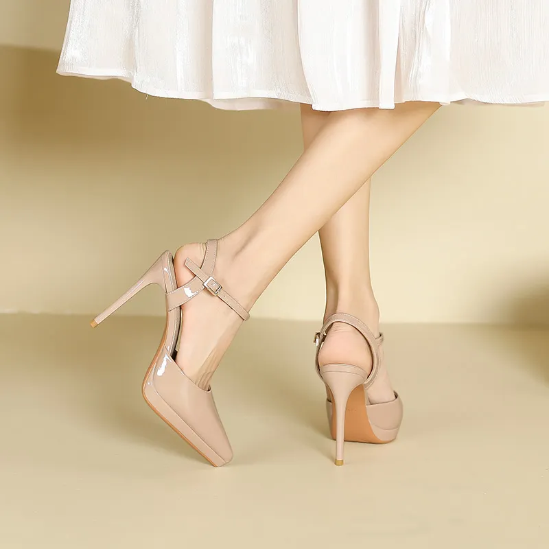 Lan Miao Slim Heel High Heels Women's-9