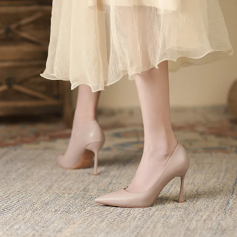 Lan Miao Slim Heel High Heels Women's-1