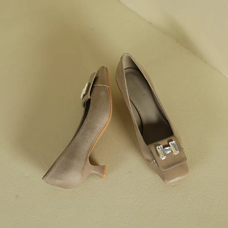 Lan Miao Slim Heel High Heels Women's-13