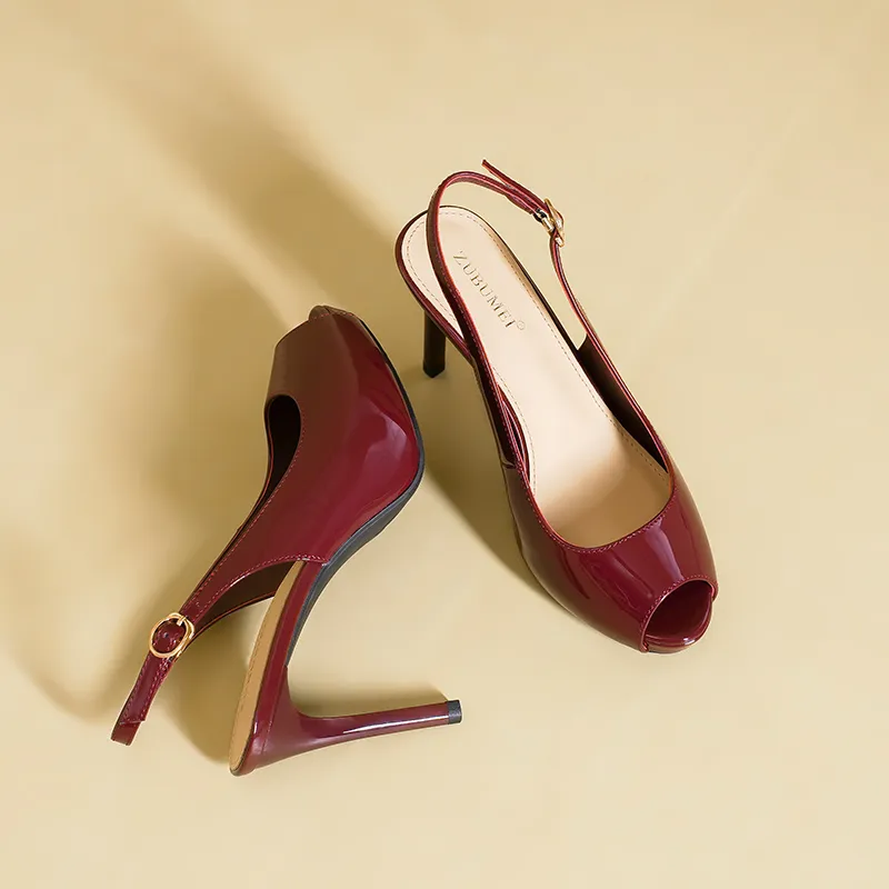 Lan Miao Slim Heel High Heels Women's-27