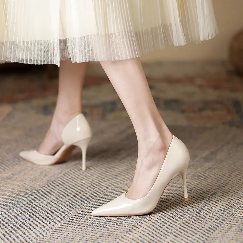 Lan Miao Slim Heel High Heels Women's-24