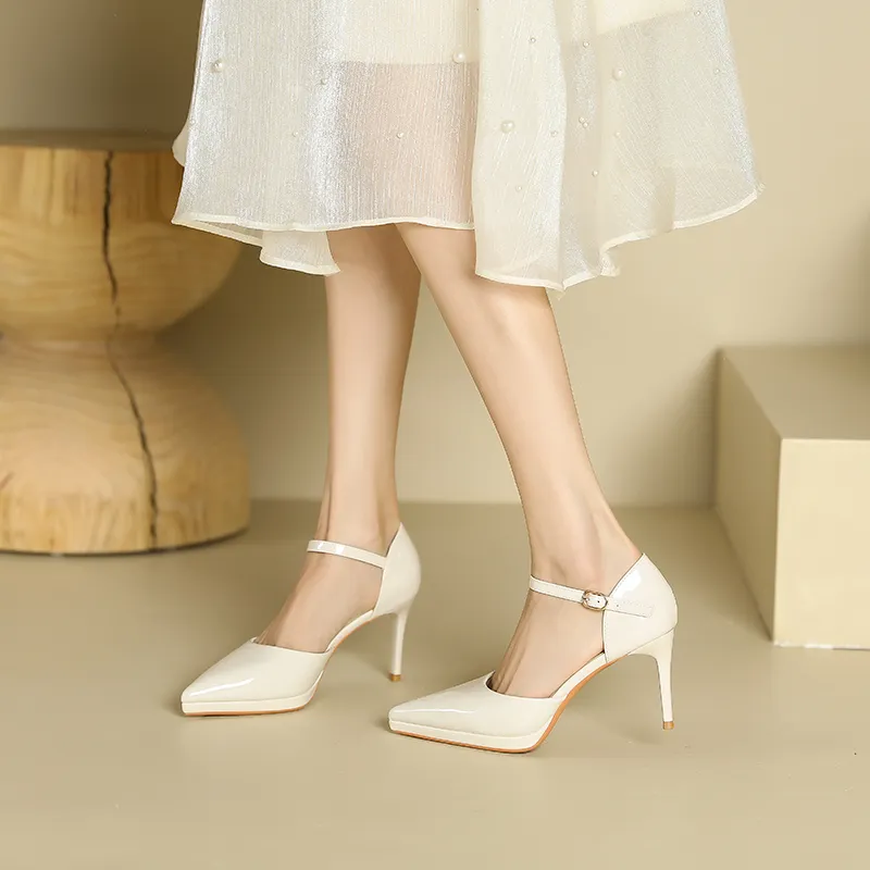 Lan Miao Slim Heel High Heels Women's-15
