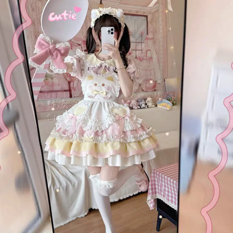EFCR Lolita Dresses Women's Pink-3