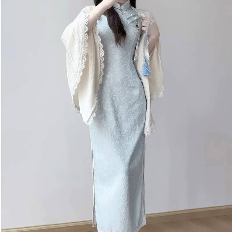 EFCR Cheongsams Women's Blue-2
