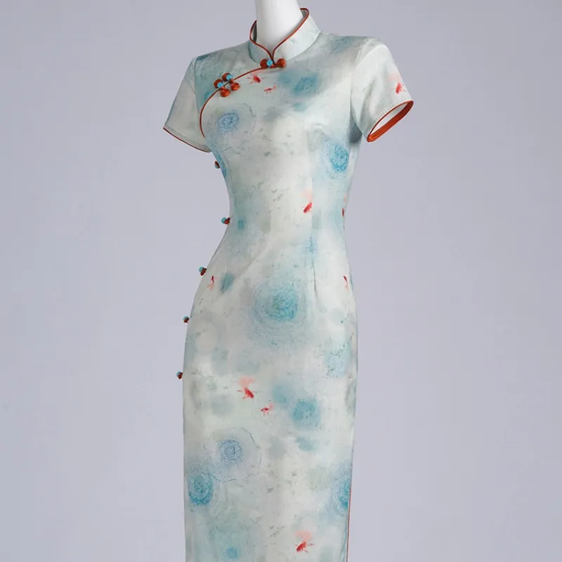 EFCR Cheongsams Women's Blue-1