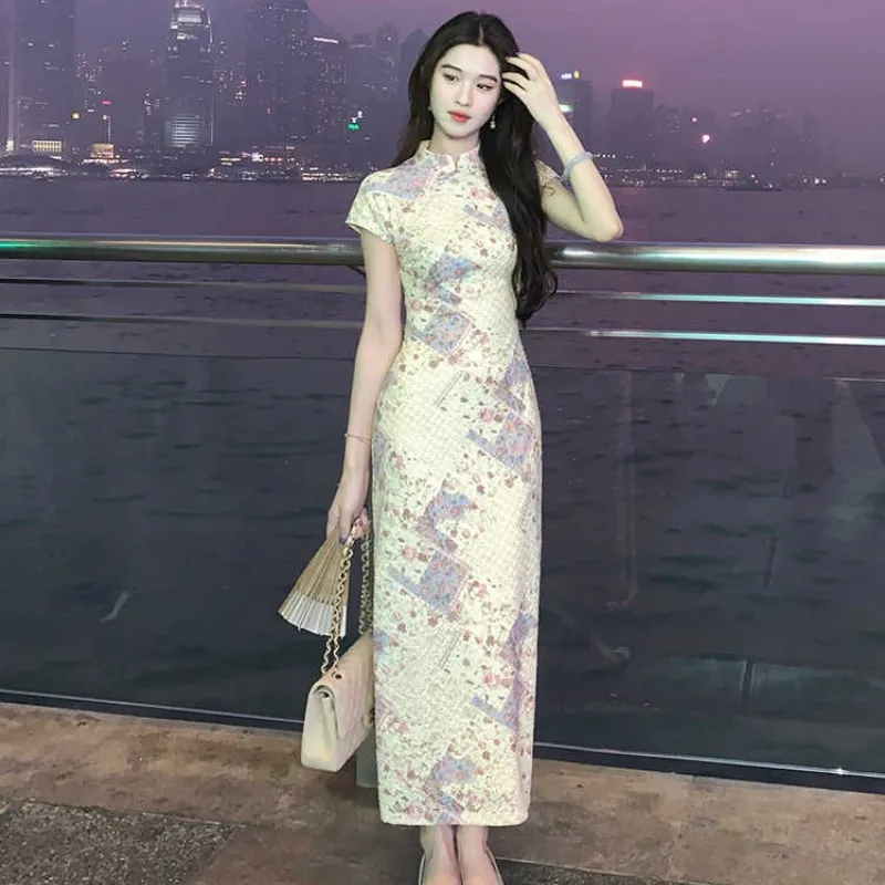 EFCR Cheongsams Women's Purple-2