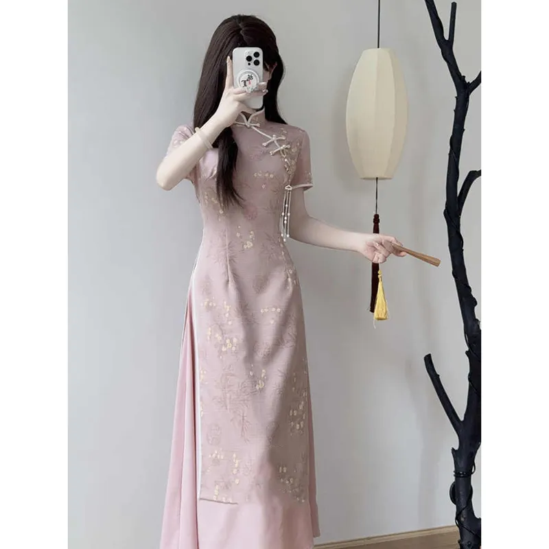 EFCR Cheongsams Women's Pink-2
