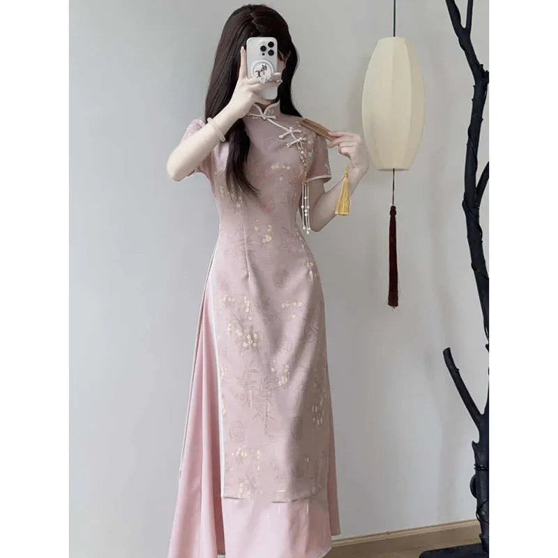 EFCR Cheongsams Women's Pink-1