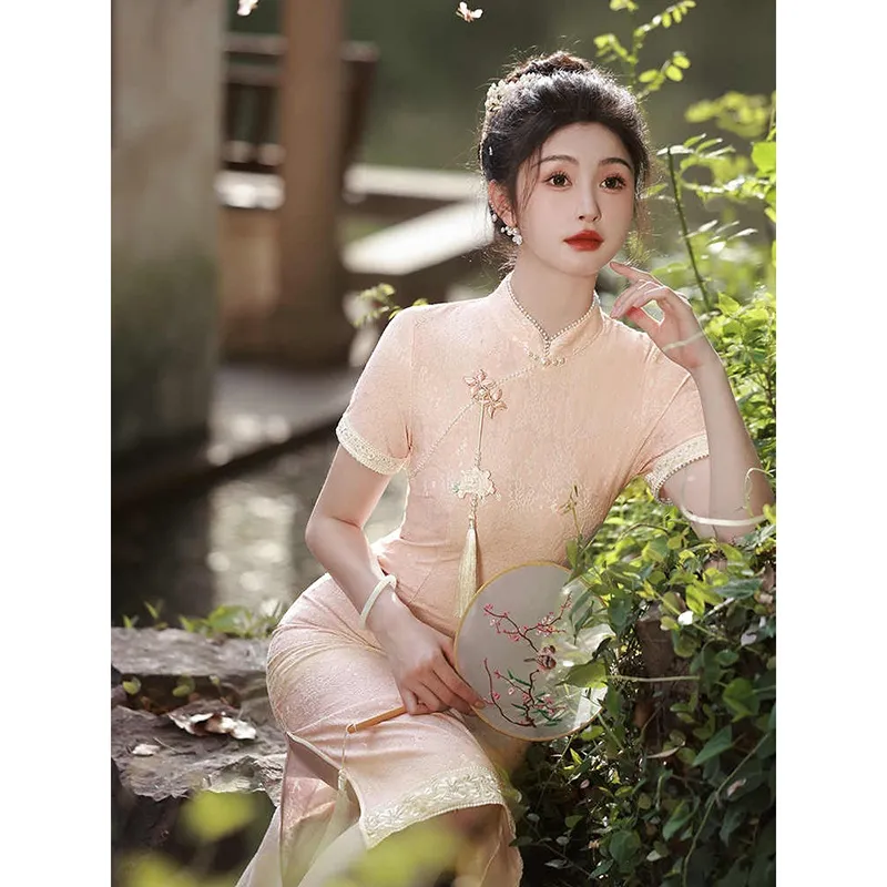 EFCR Cheongsams Women's Pink-1