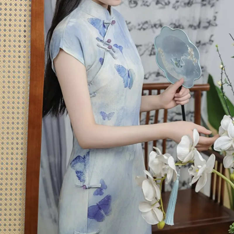 EFCR Cheongsams Women's Blue-2
