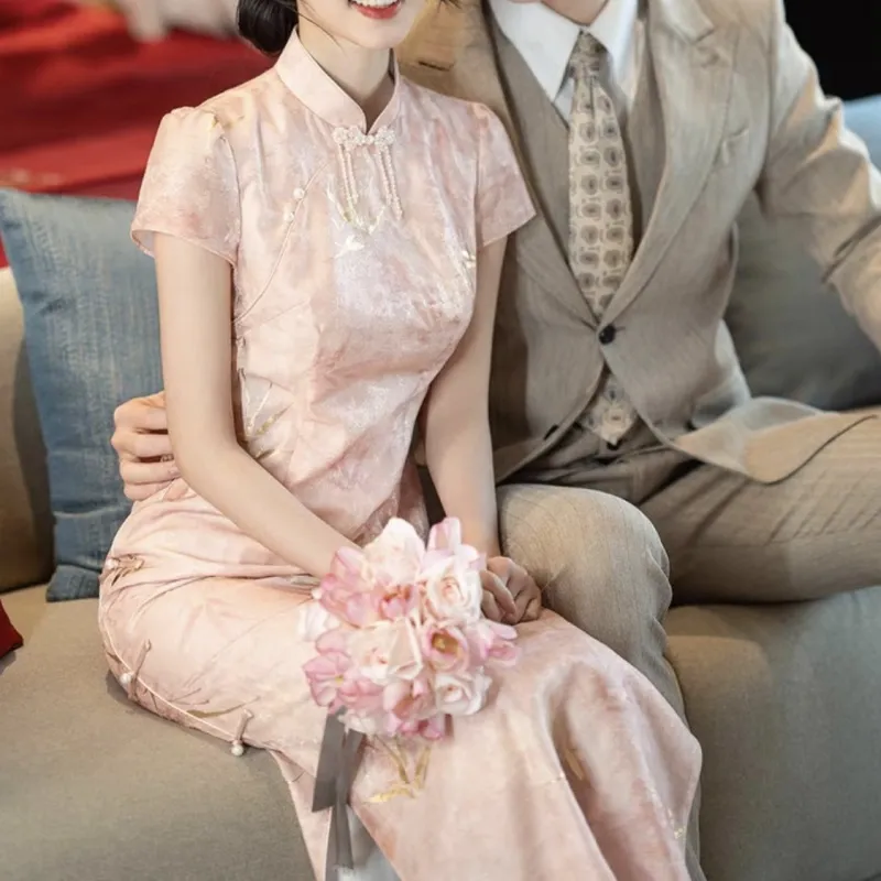 EFCR Cheongsams Women's Pink-3