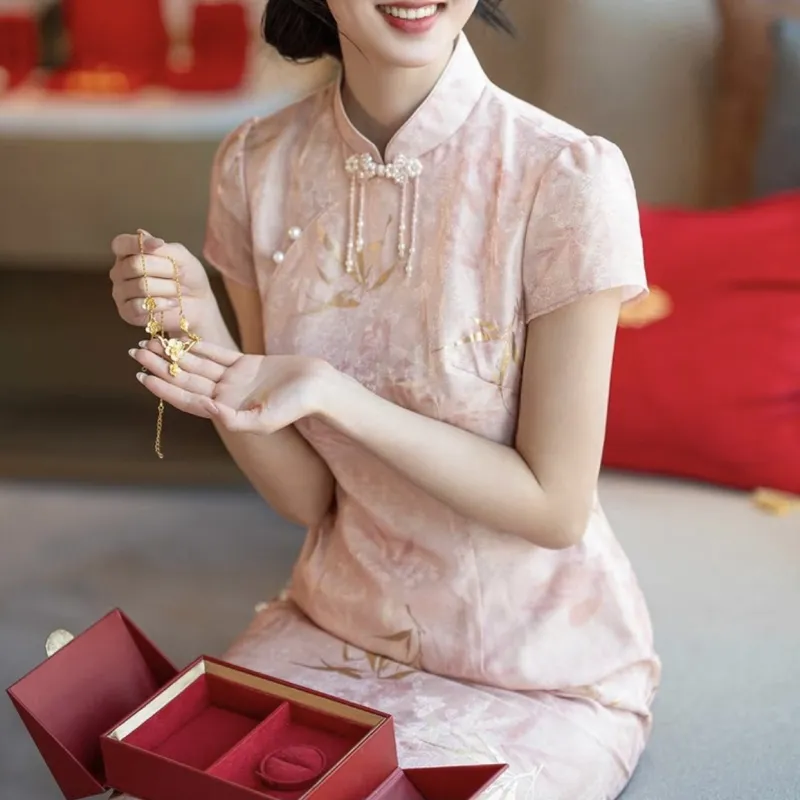 EFCR Cheongsams Women's Pink-2