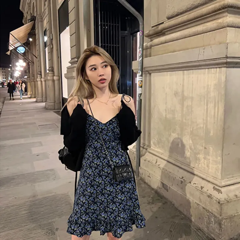 KUNZHUDAXIANG Slip Dress Women's-4