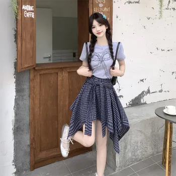 Mu Xiao Xin Two Piece Skirt Sets Women's
