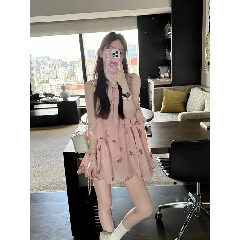 Mu Xiao Xin Sleeveless Dress Women's-2