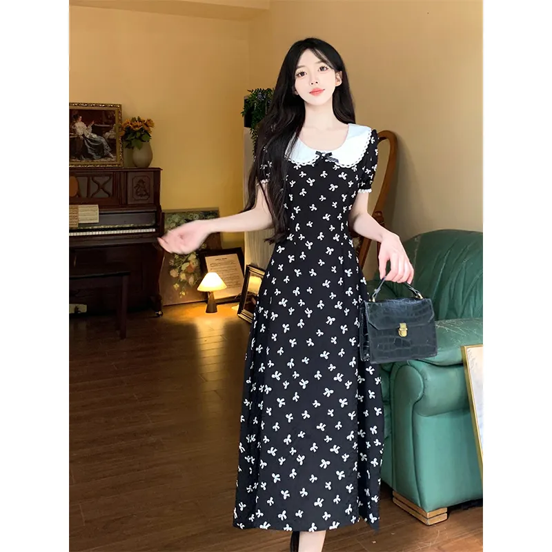 Mu Xiao Xin Short Sleeved Dress Women's-4