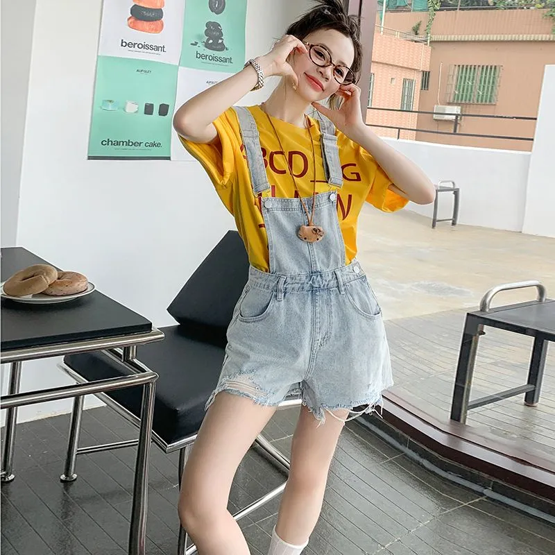 Mu Xiao Xin Denim Shorts Women's-1