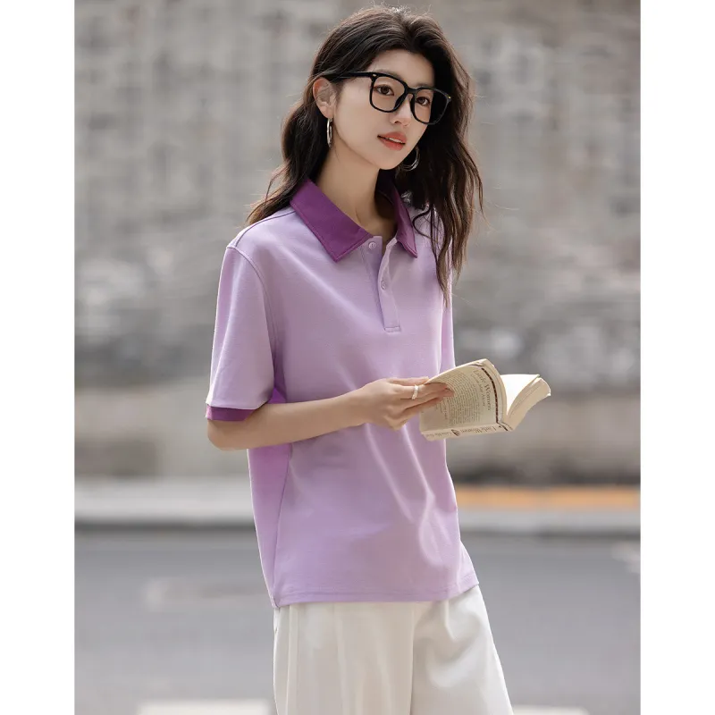 Mu Xiao Xin T Shirts Women's Purple-1