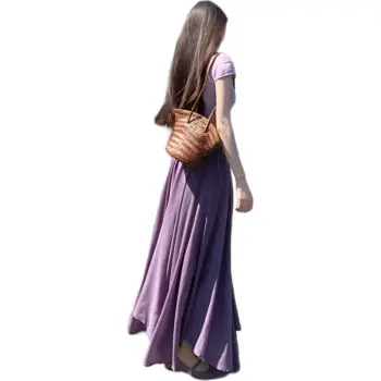 Mu Xiao Xin Skirt Set Women's Purple