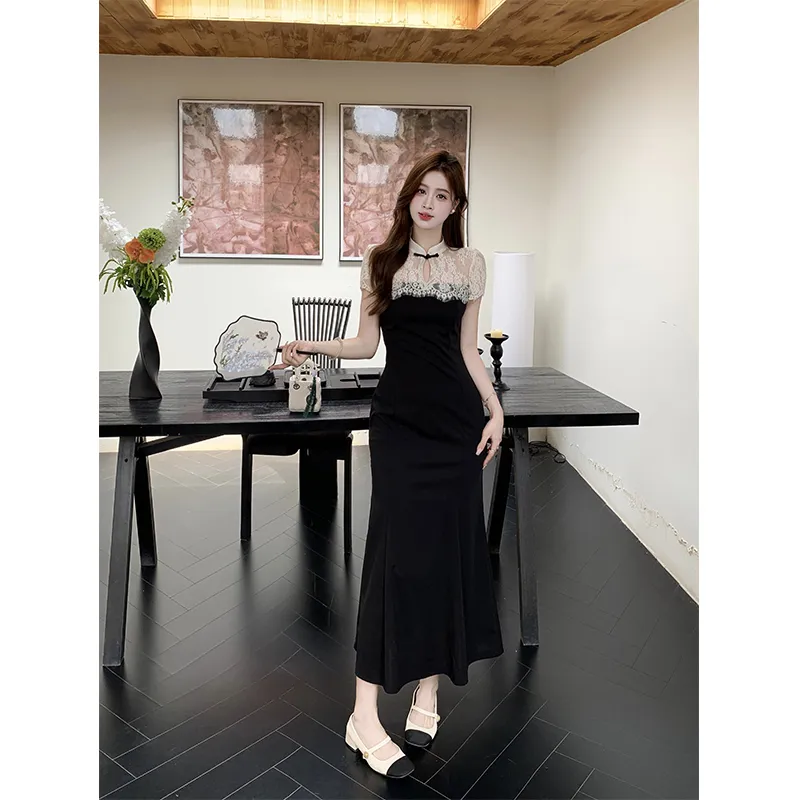 Mu Xiao Xin Short Sleeved Dress Women's-4
