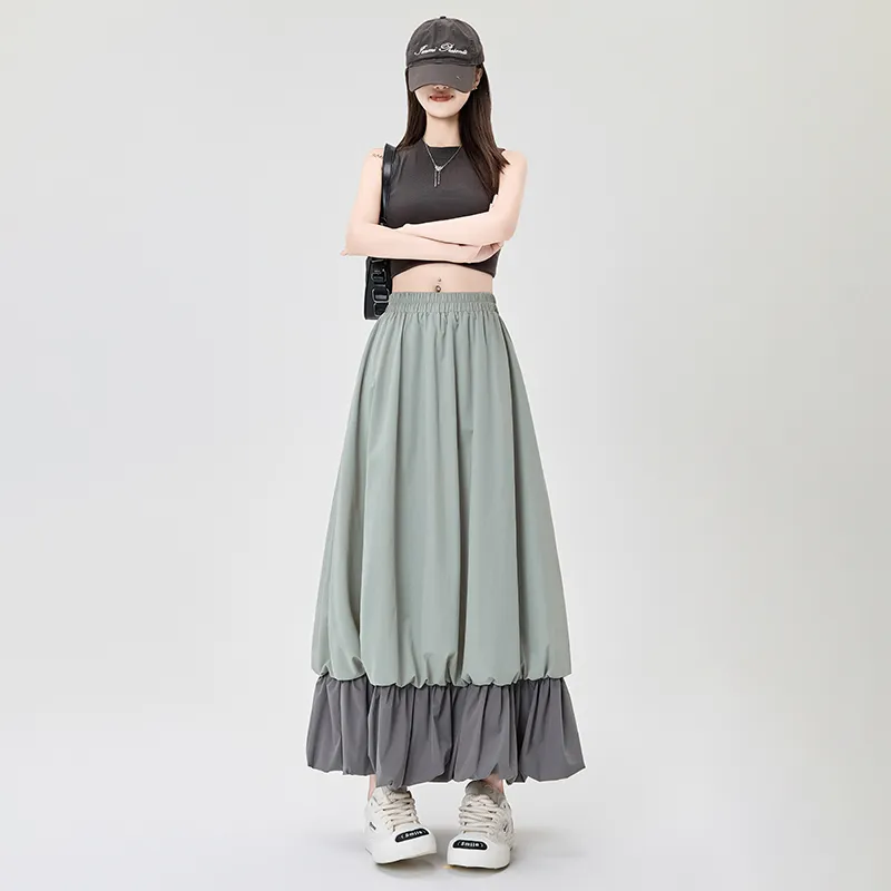 Mu Xiao Xin Casual Long Skirt Women's-8