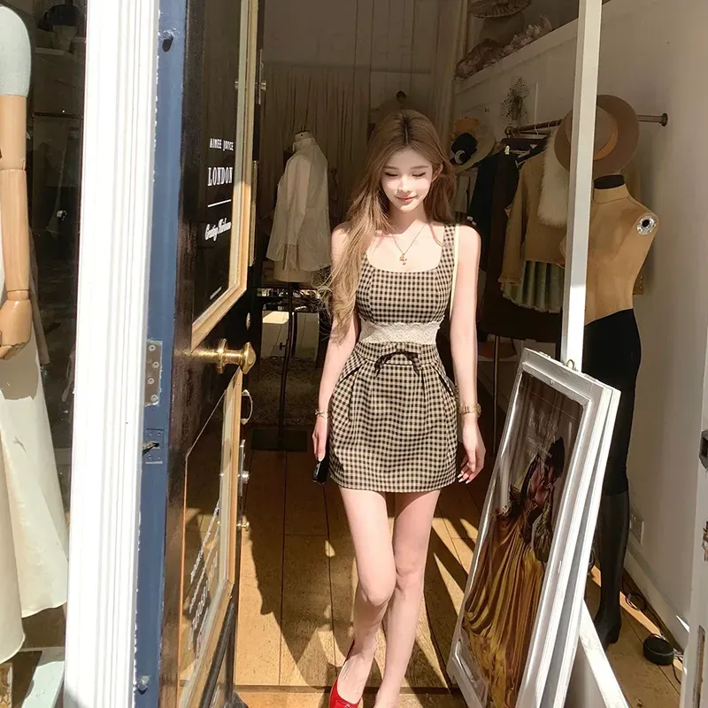 Mu Xiao Xin Slip Dresses Women's-3