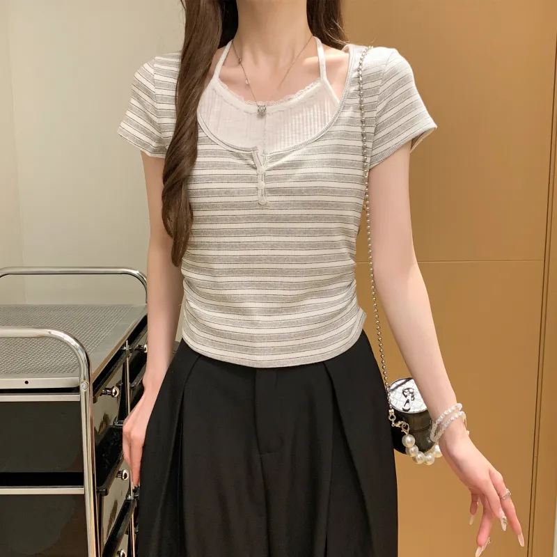 Mu Xiao Xin Regular T Shirt Women's-3