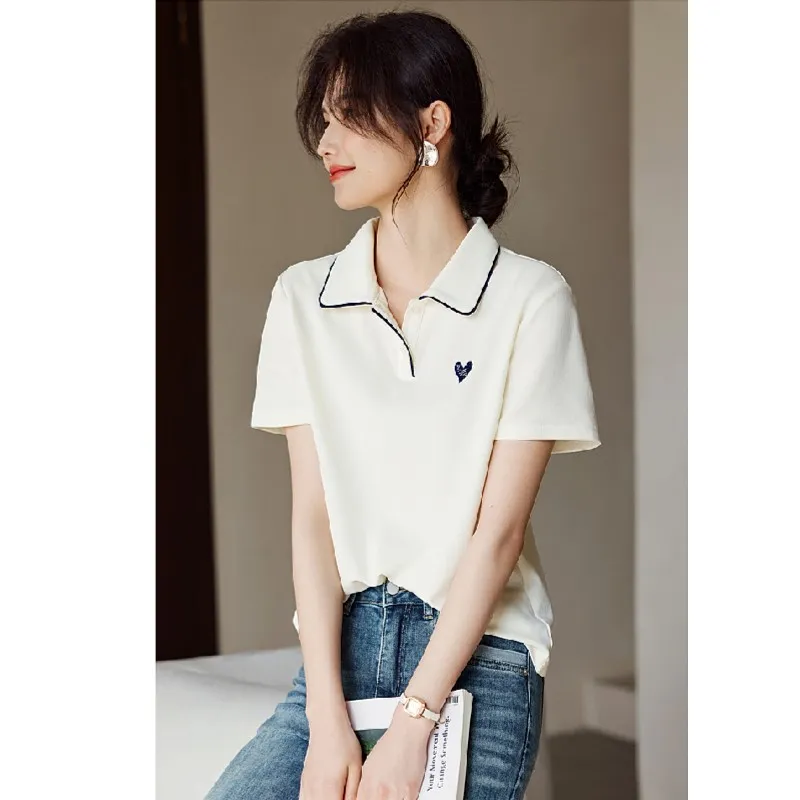 Mu Xiao Xin T Shirt Women's Ecru-3
