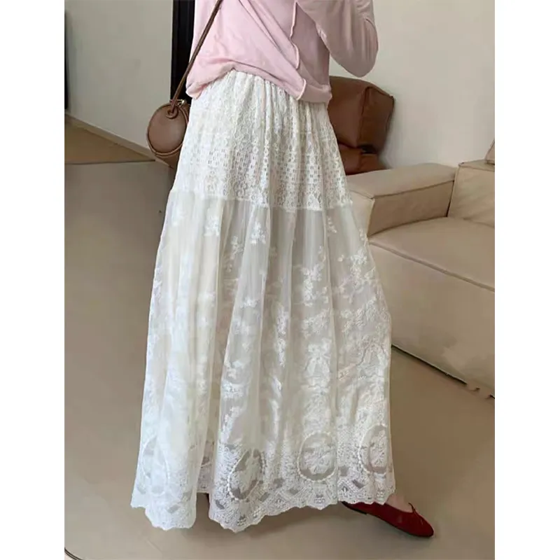 Mu Xiao Xin Casual Long Skirt Women's-3