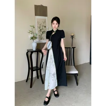 Mu Xiao Xin Short Sleeved Dress Women's
