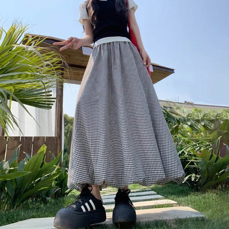 Mu Xiao Xin Casual Long Skirt Women's-2