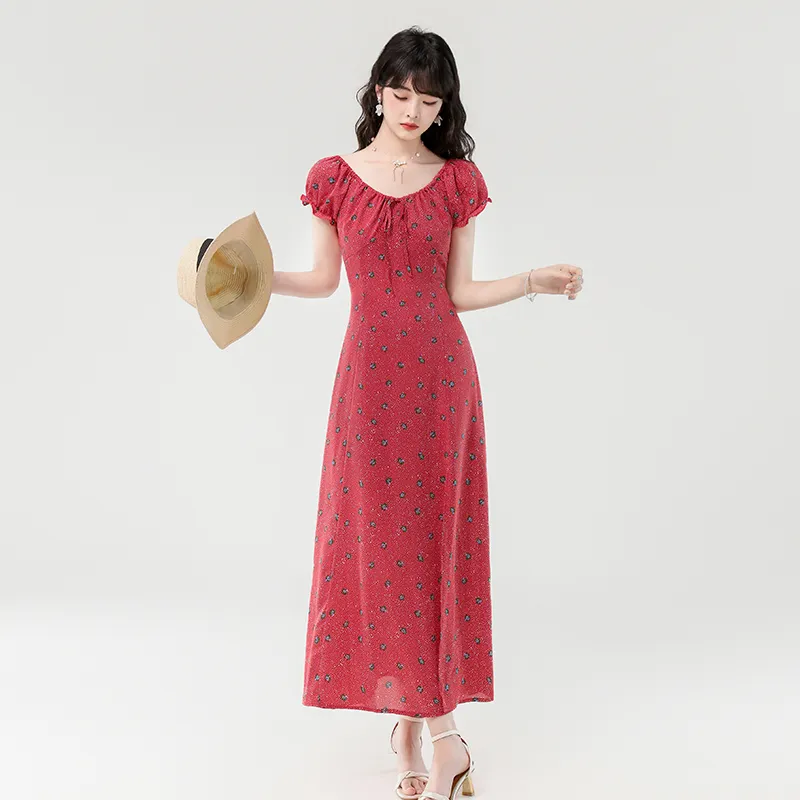 Mu Xiao Xin Short Sleeved Dress Women's-1