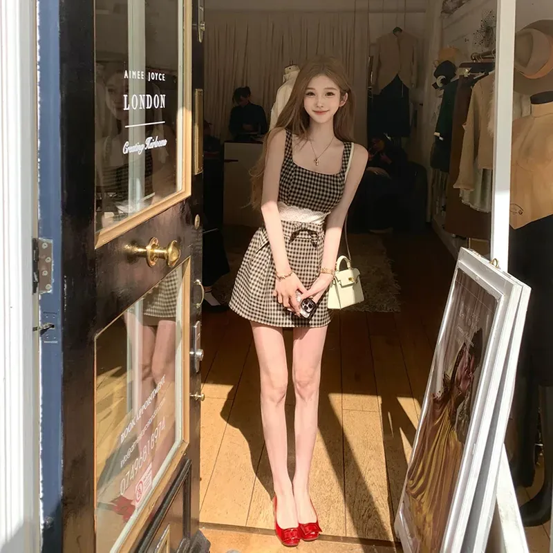 Mu Xiao Xin Slip Dresses Women's-4