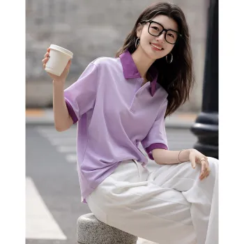 Mu Xiao Xin T Shirts Women's Purple
